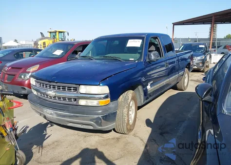 2002 Chevrolet Silverado 1500 Ls from USA, damaged, VIN 2GCEC19T221164230